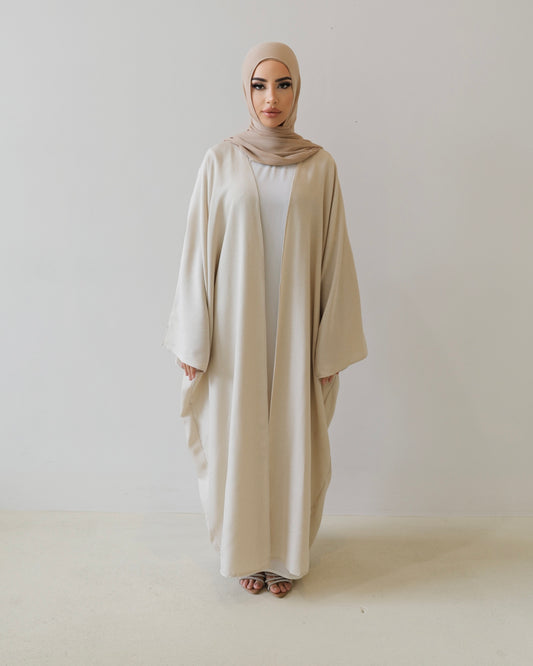 INAYA OPEN ABAYA - SAND